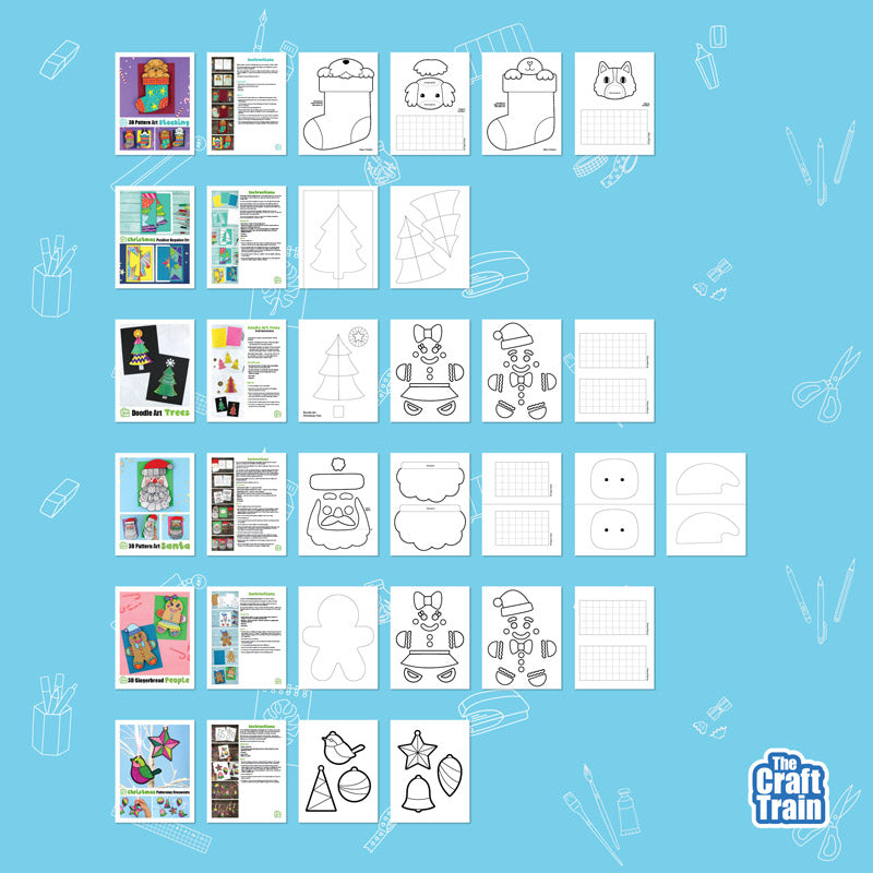 Christmas Pattern Art Bundle