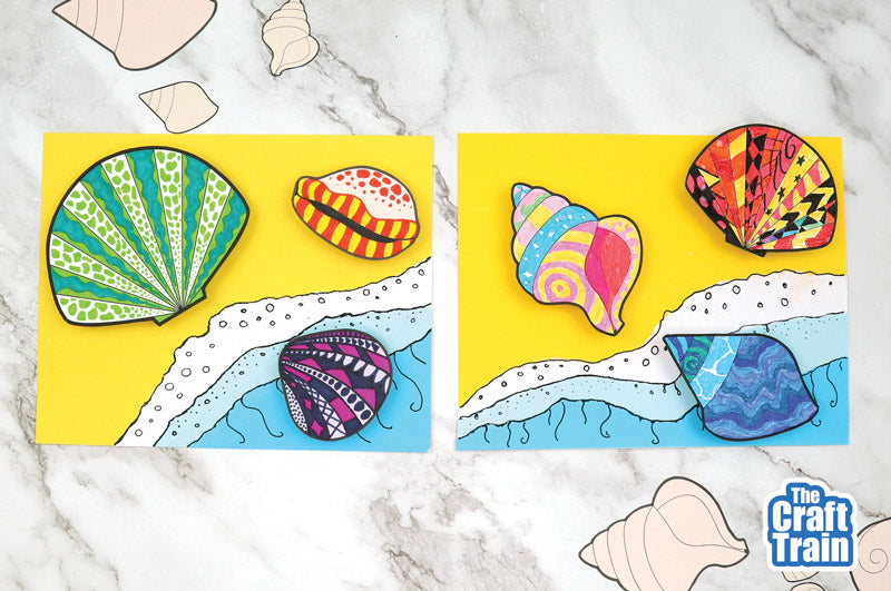 3D Shell Pattern Art