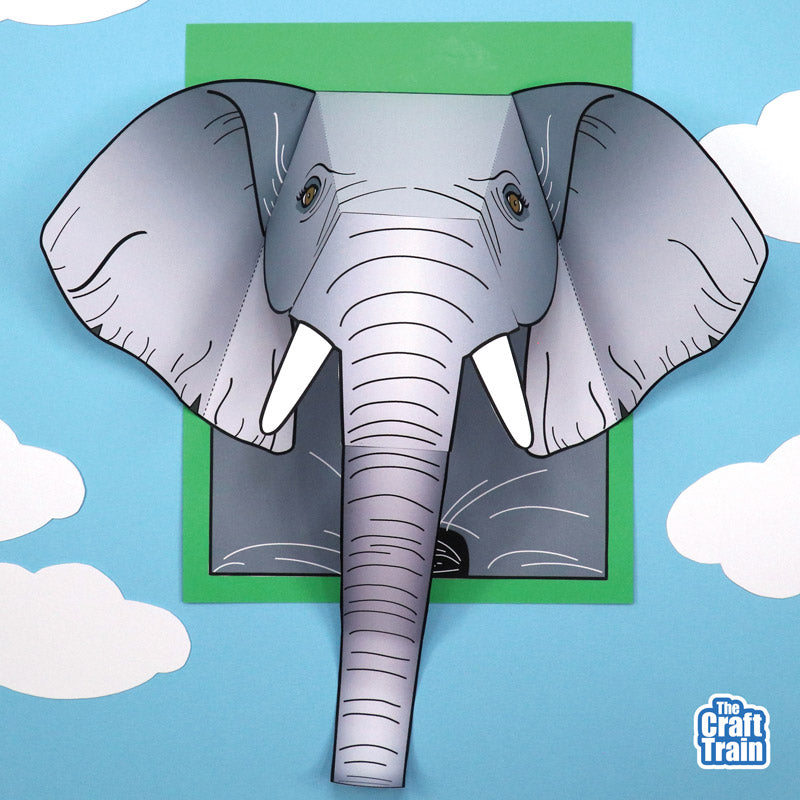 3D Elephant Craft