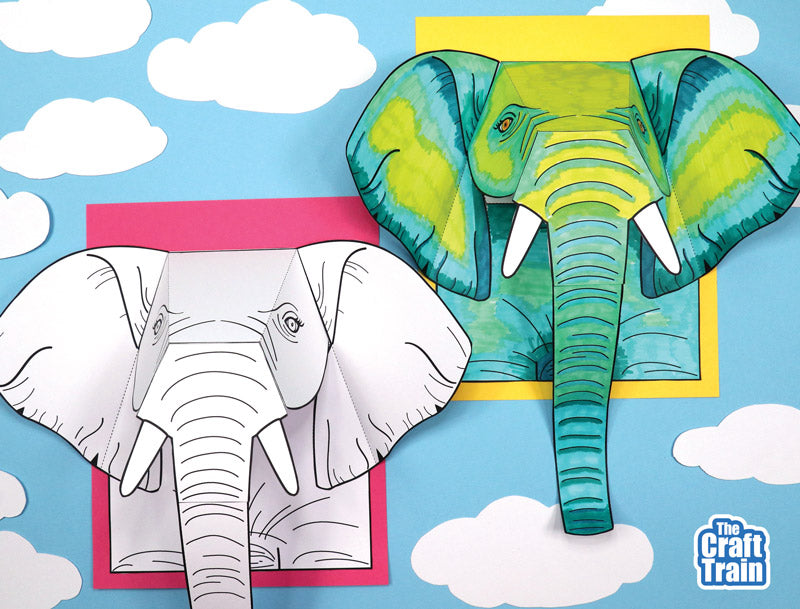 3D Elephant Craft
