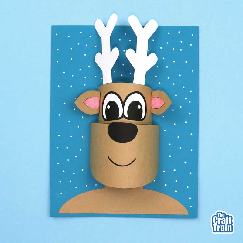 3D Reindeer character portrait