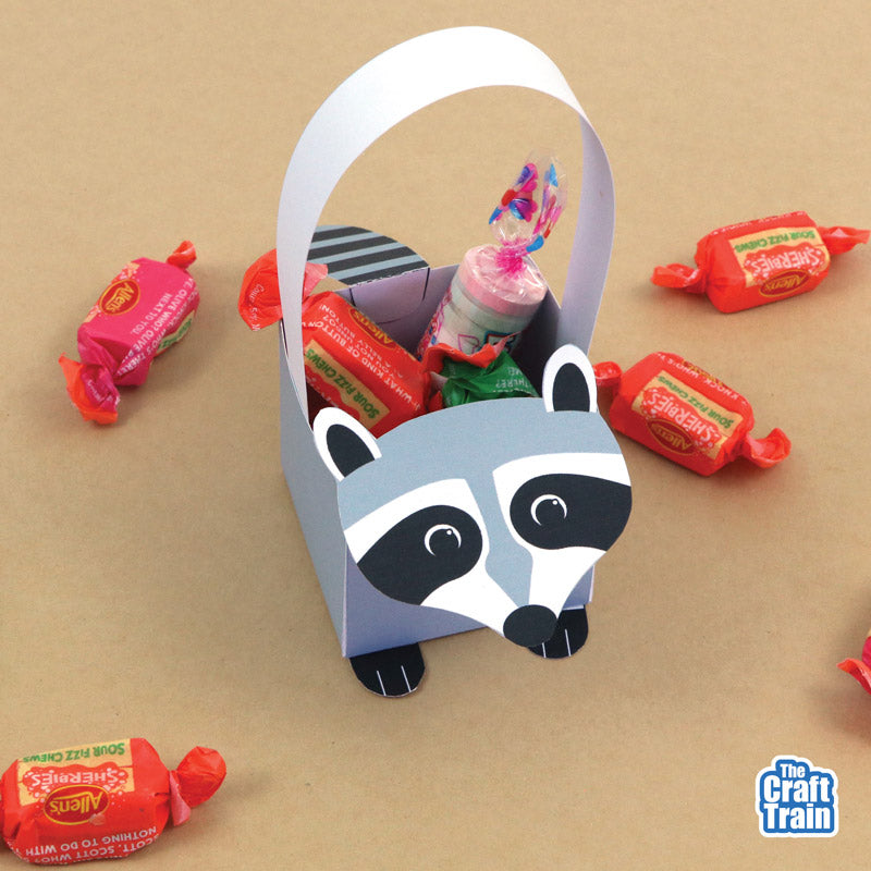 Woodland animal treat baskets