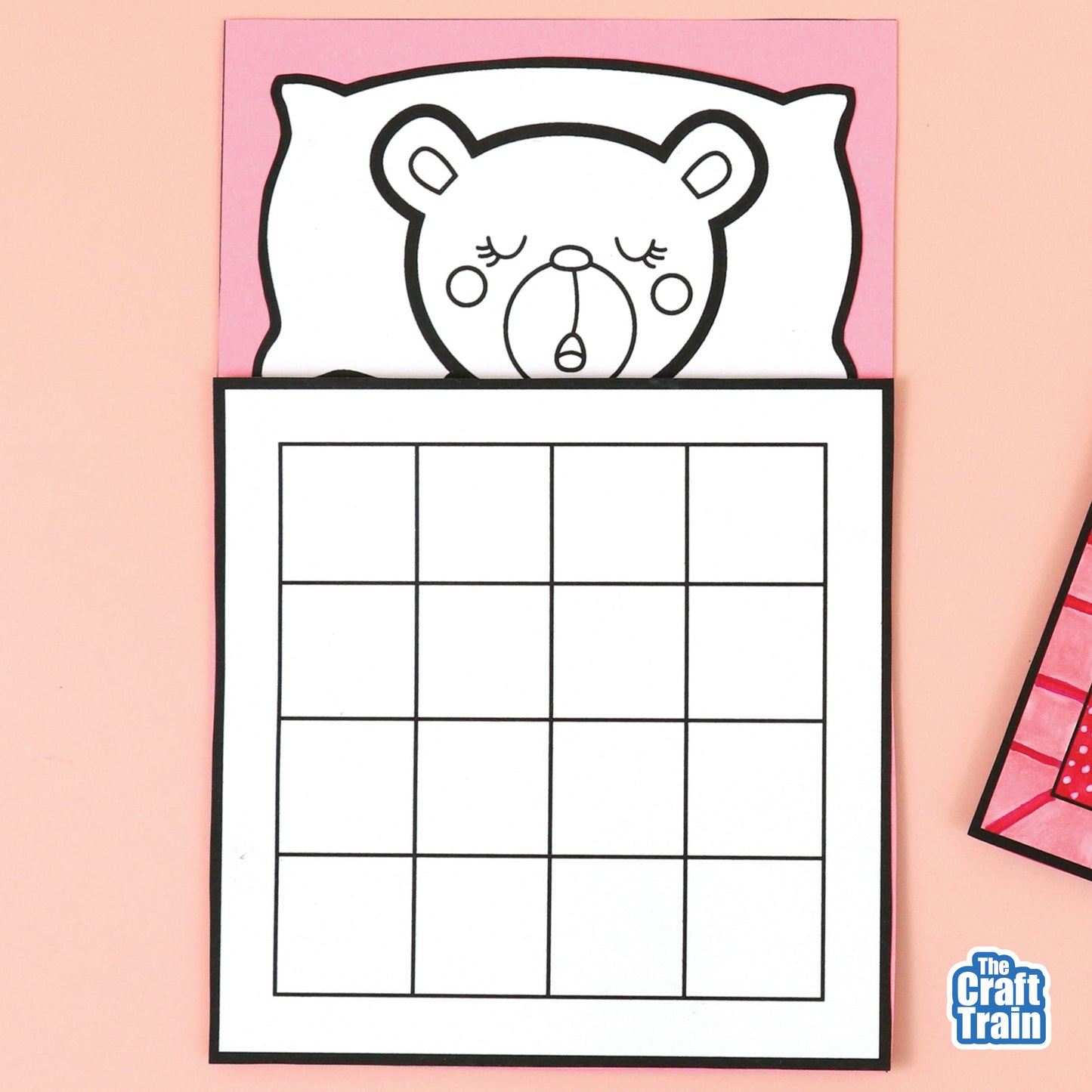 Bear In Bed Mother's Day Card