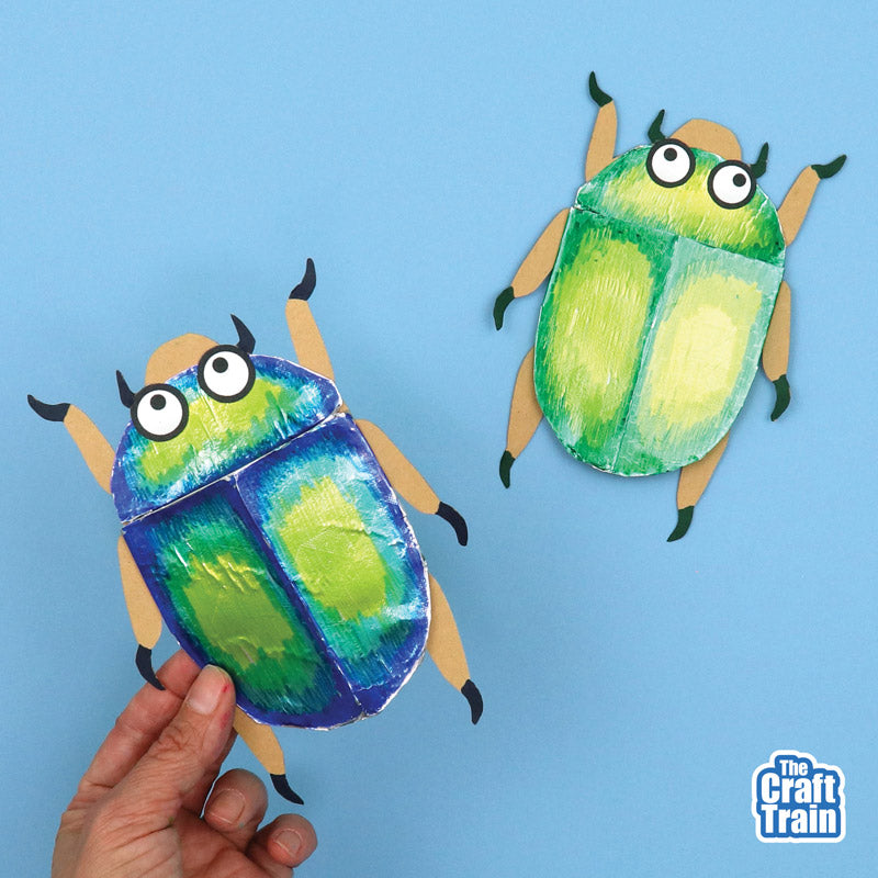 Christmas Beetle Foil Craft
