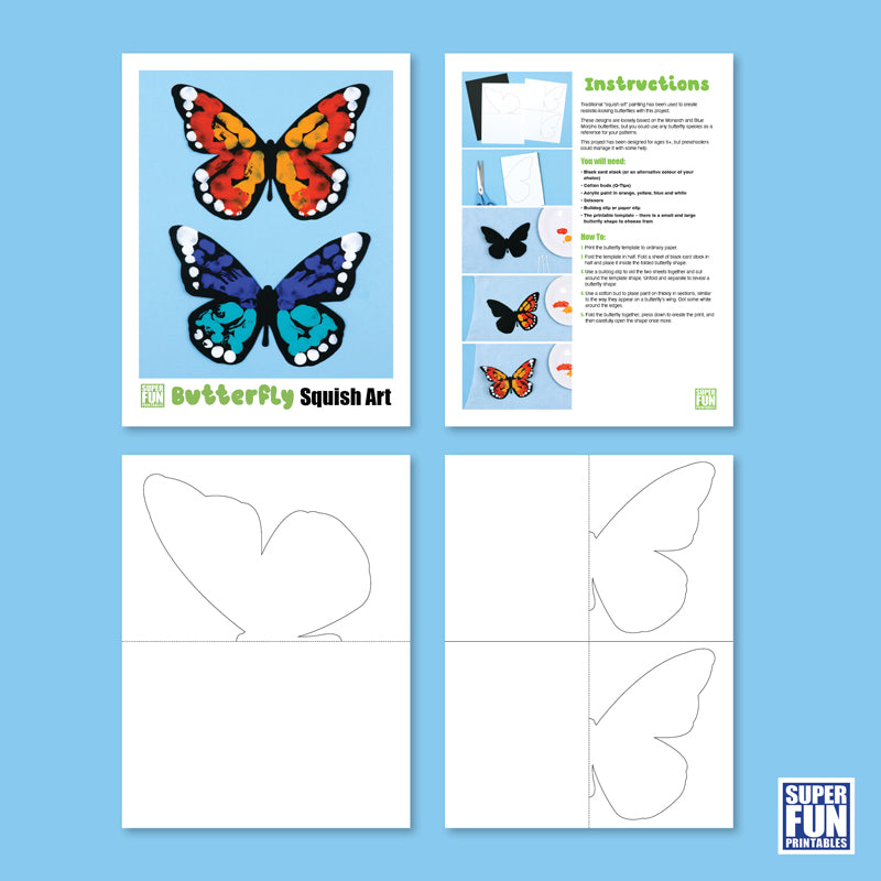 Butterfly Squish Art – The Craft Train Shop