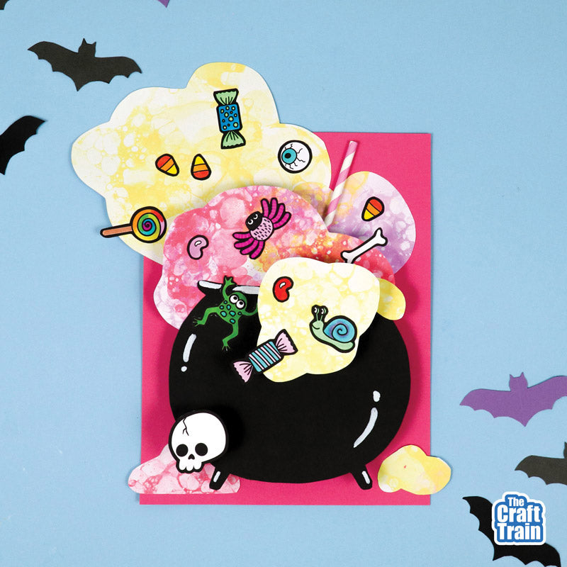 3D Cauldron Bubble Art