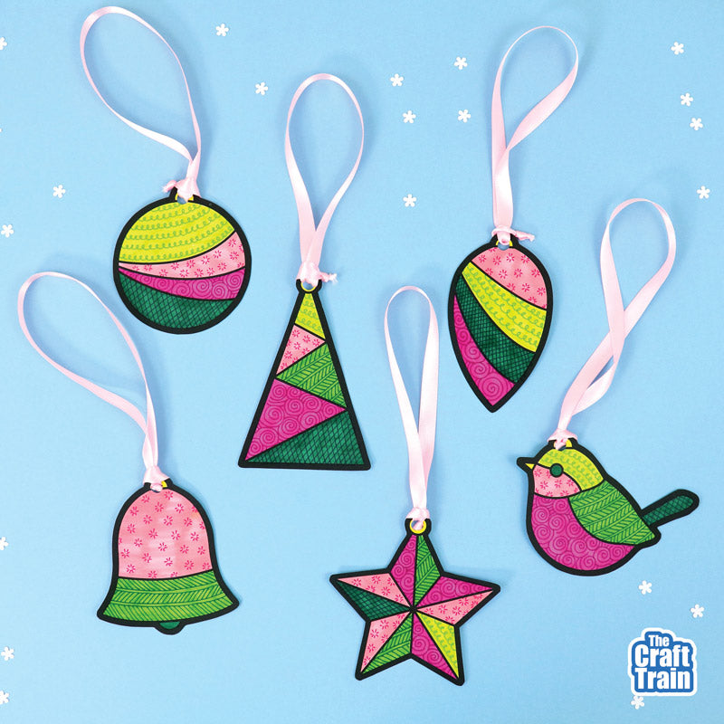 Christmas Patterning Baubles