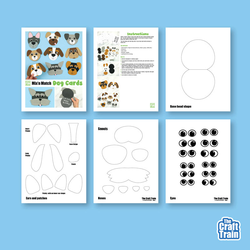 Cute Dog Cards
