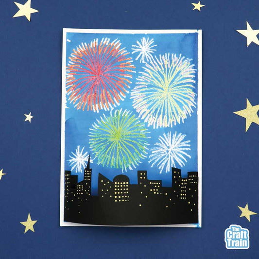 3D Fireworks Art