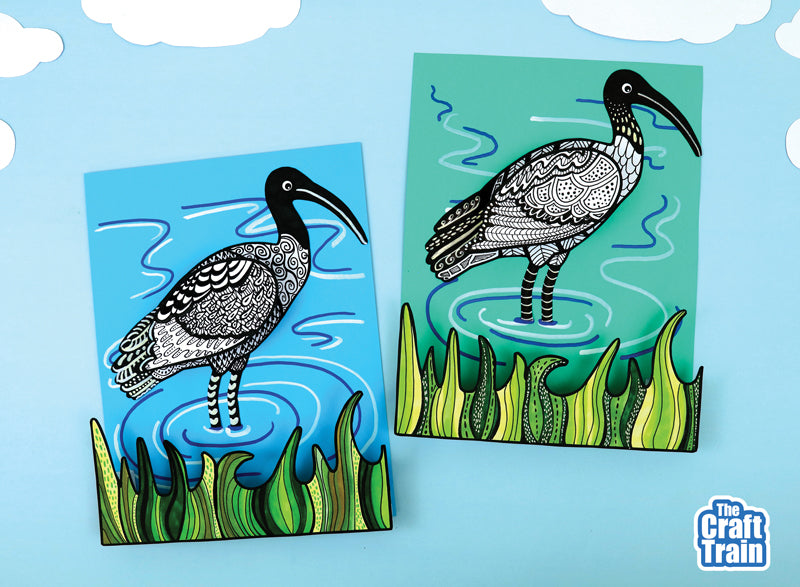 3D Pattern Art Ibis