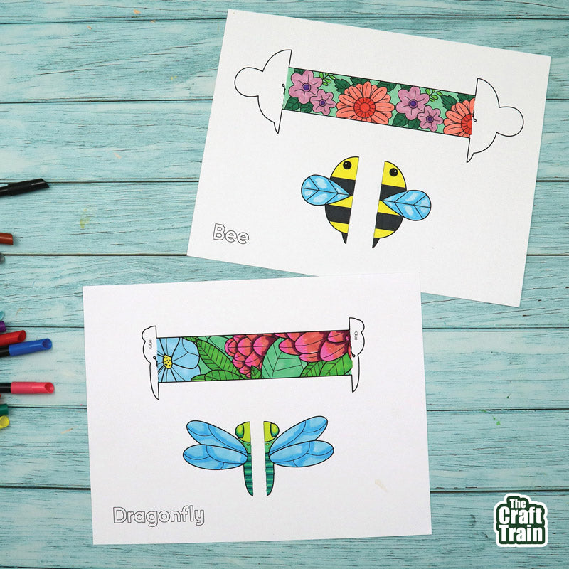 Insect Paper Bracelets