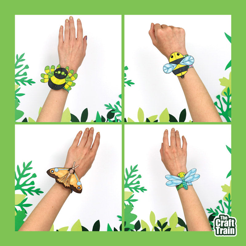 Insect Paper Bracelets
