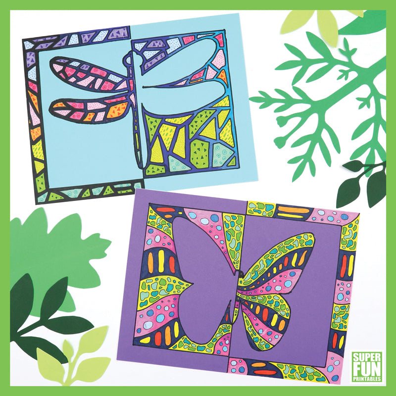 Insect Positive Negative Art – The Craft Train Shop