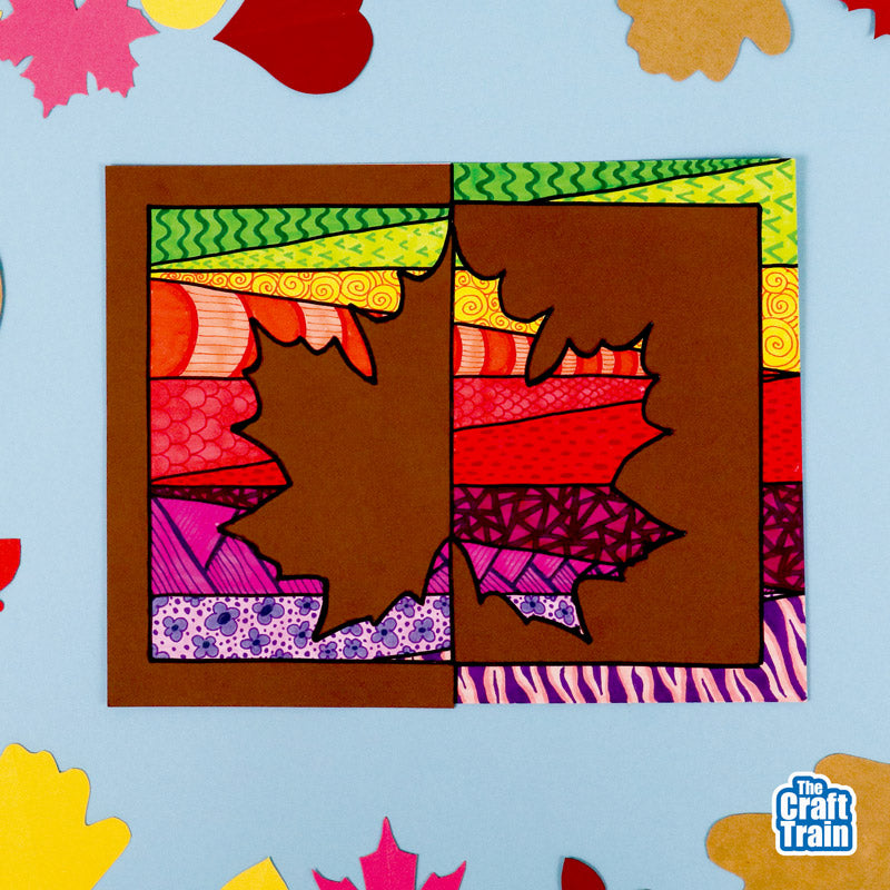 Leaf Positive Negative Art