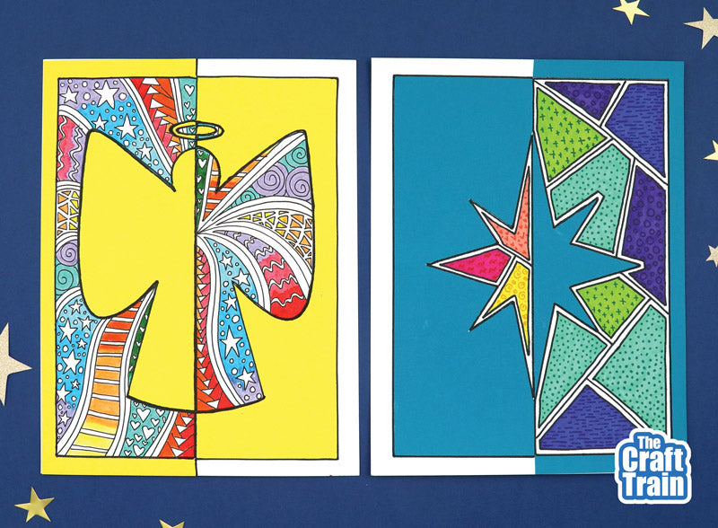 Christmas Positive Negative Art