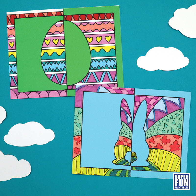 Easter Positive Negative Art – The Craft Train Shop