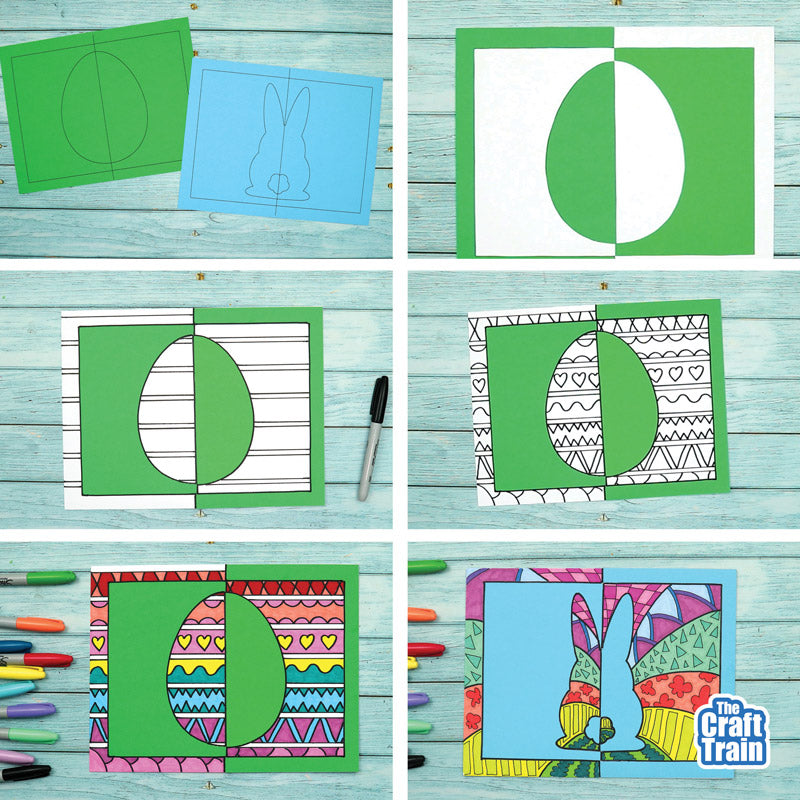 Easter Positive Negative Art