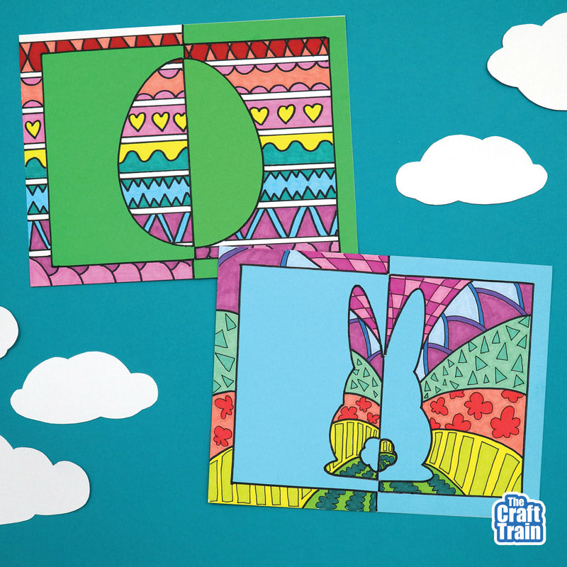 Easter Positive Negative Art