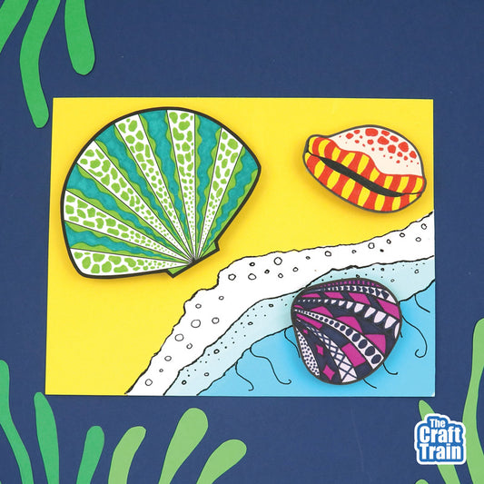 3D Shell Pattern Art