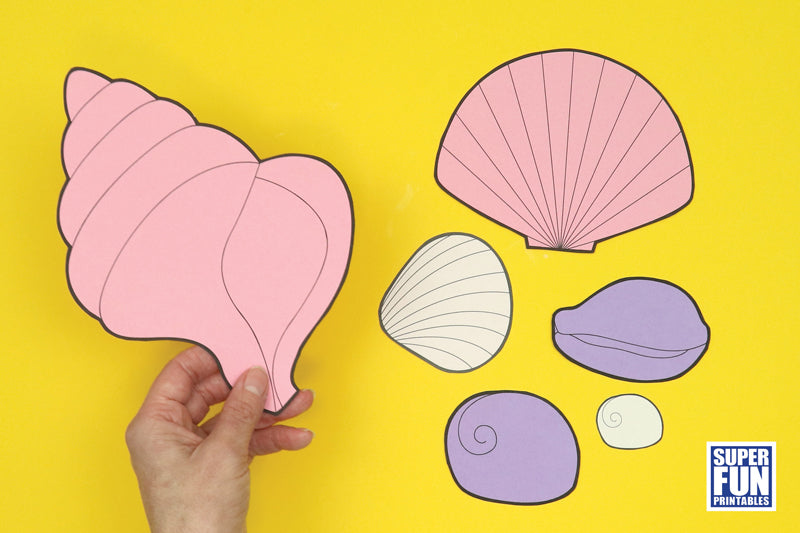 Detailed Shell Template Mixed Shell Templates – The Craft Train Shop