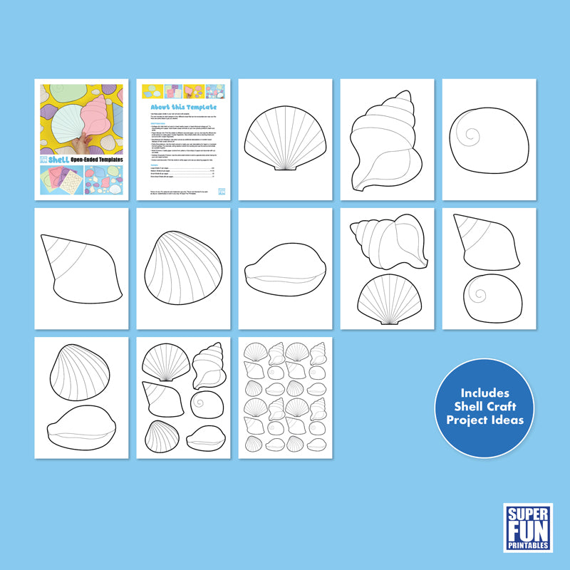 Mixed Shell Templates – The Craft Train Shop