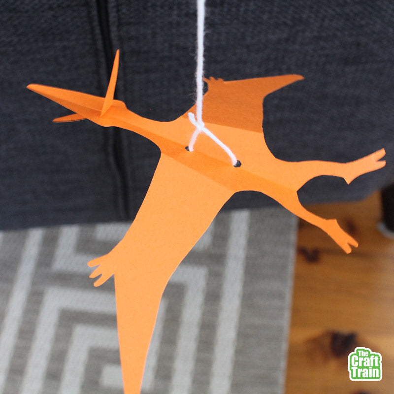 Paper Pterodactyl Puppets