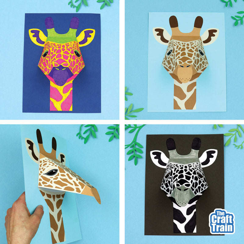 3D Giraffe Portrait