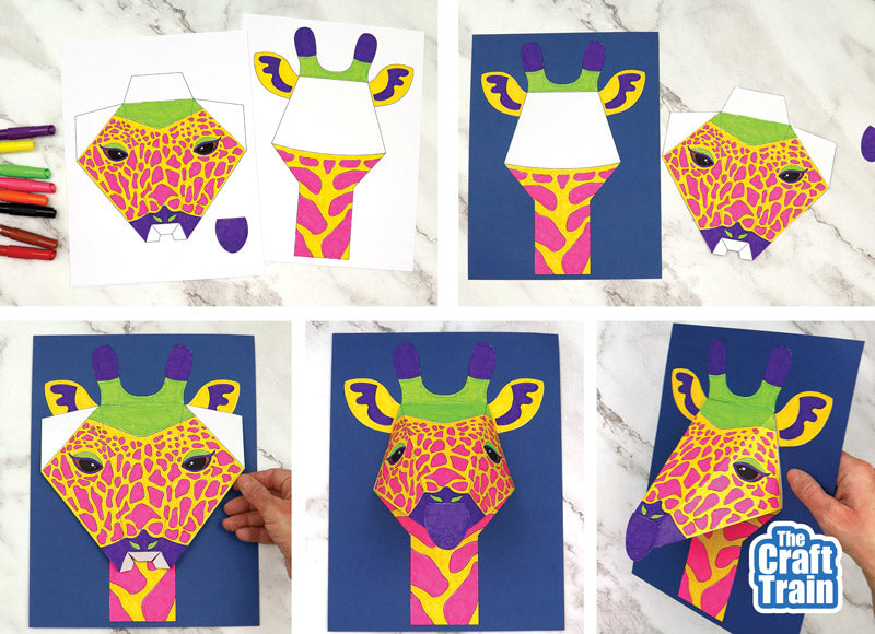 3D Giraffe Portrait