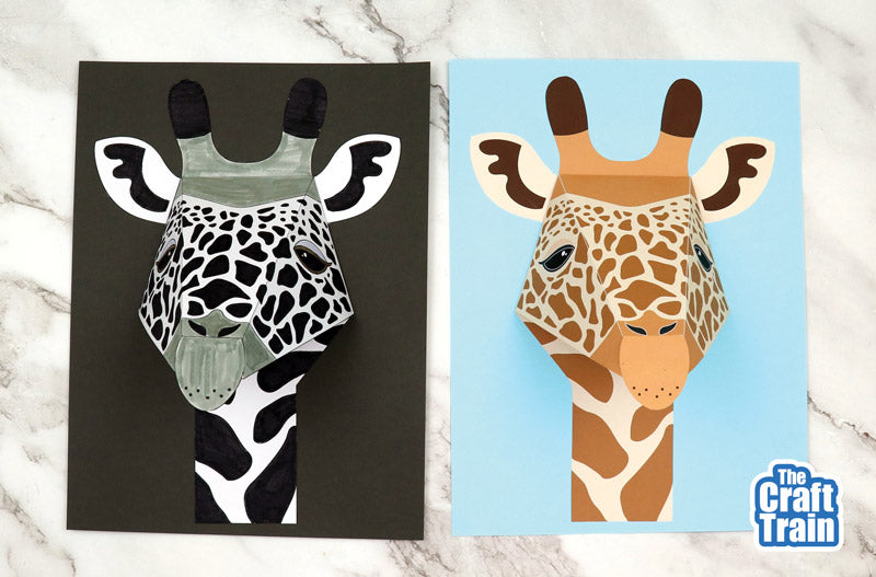 3D Giraffe Portrait