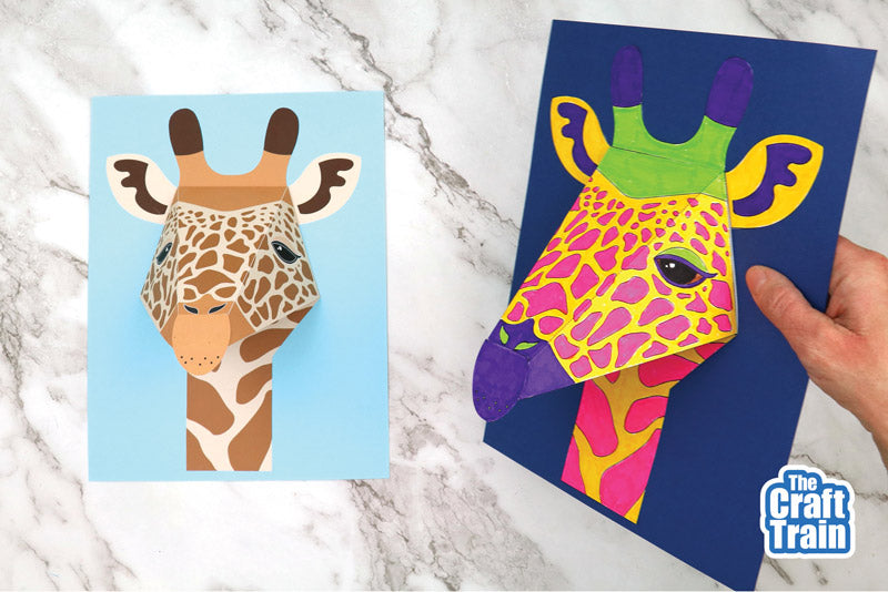 3D Giraffe Portrait