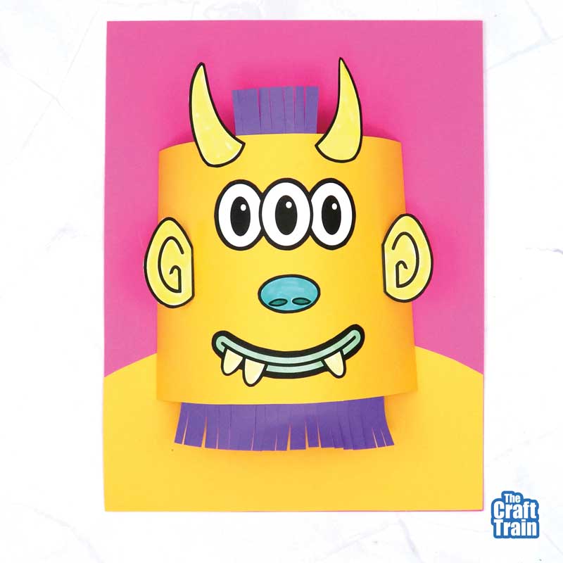 3D monster paper craft