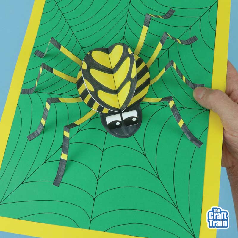 3D paper spider