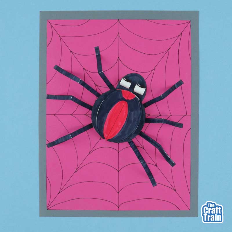 3D paper spider