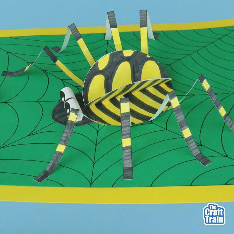 3D paper spider