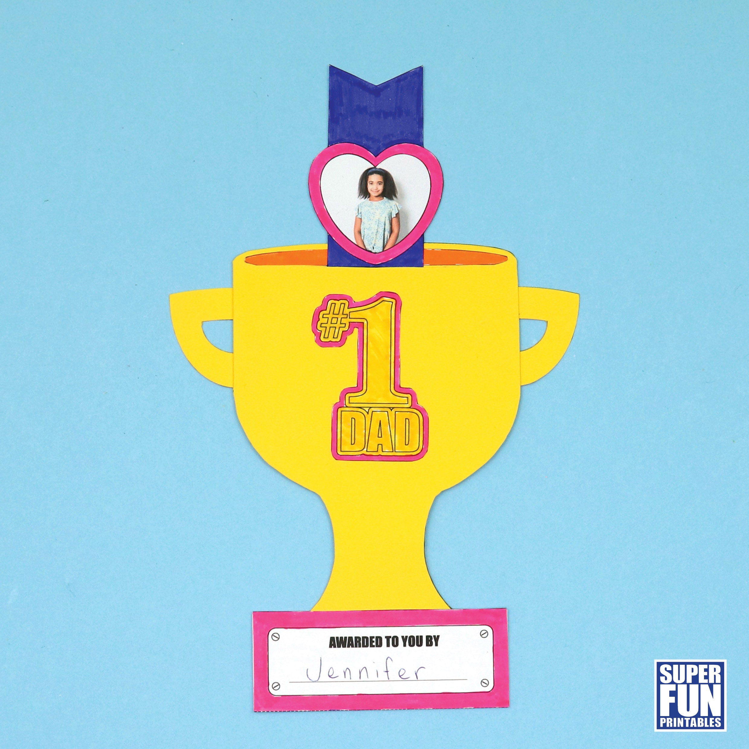 Father's Day Trophy Card – The Craft Train Shop