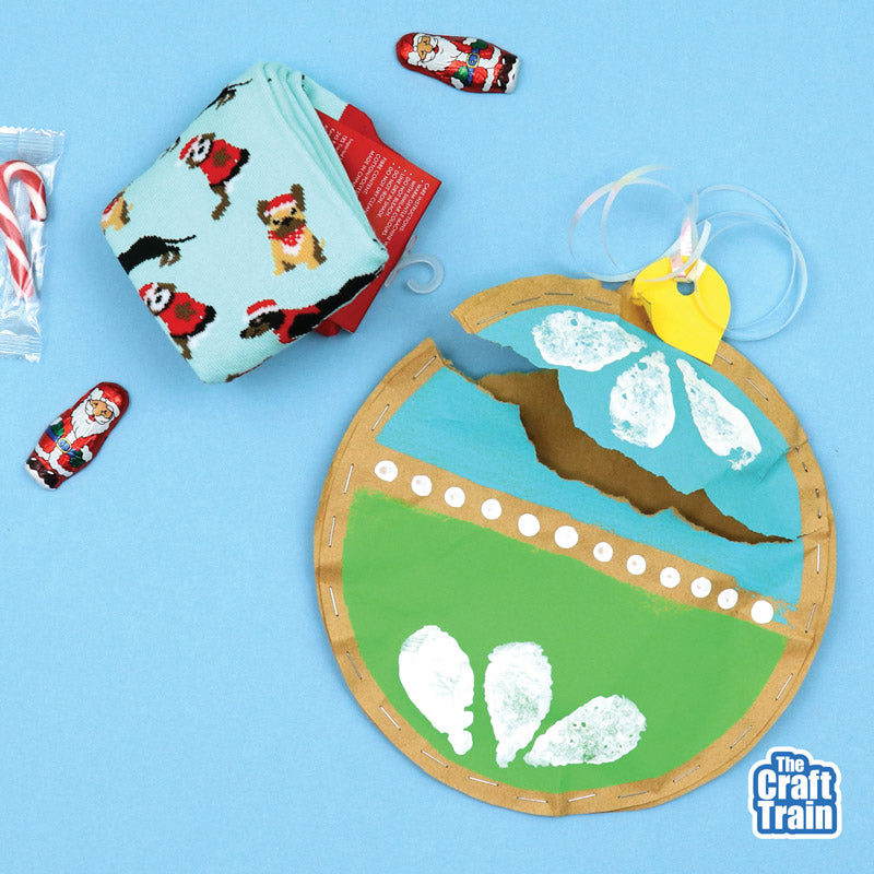 Stuffed paper baubles