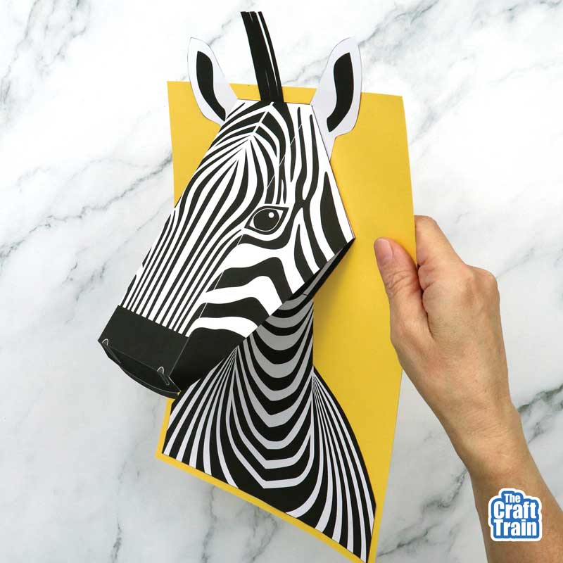 3D Zebra portrait