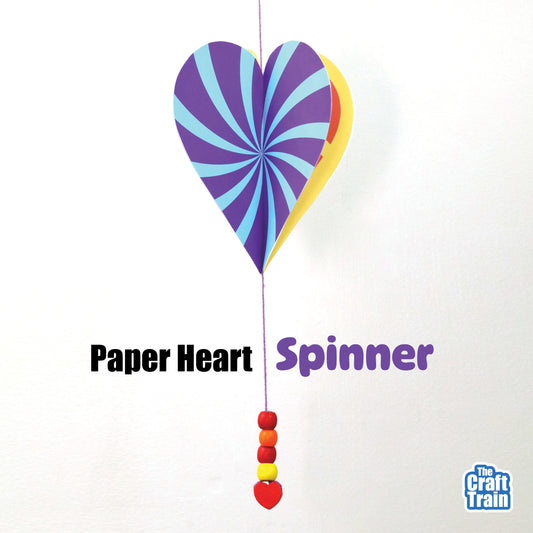 Paper Heart Spinner