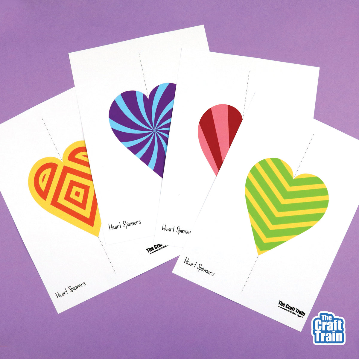 Paper Heart Spinner