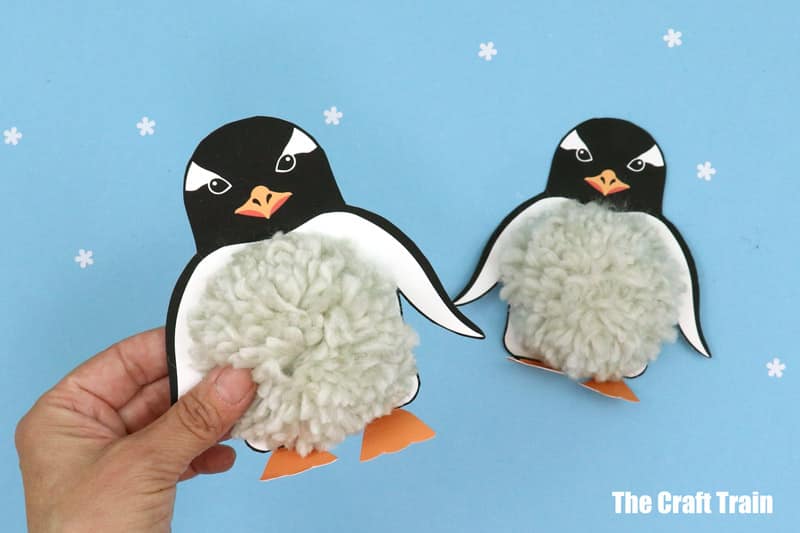 Pom pom penguin