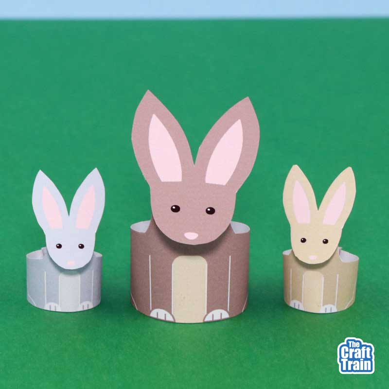 Spring woodland paper craft
