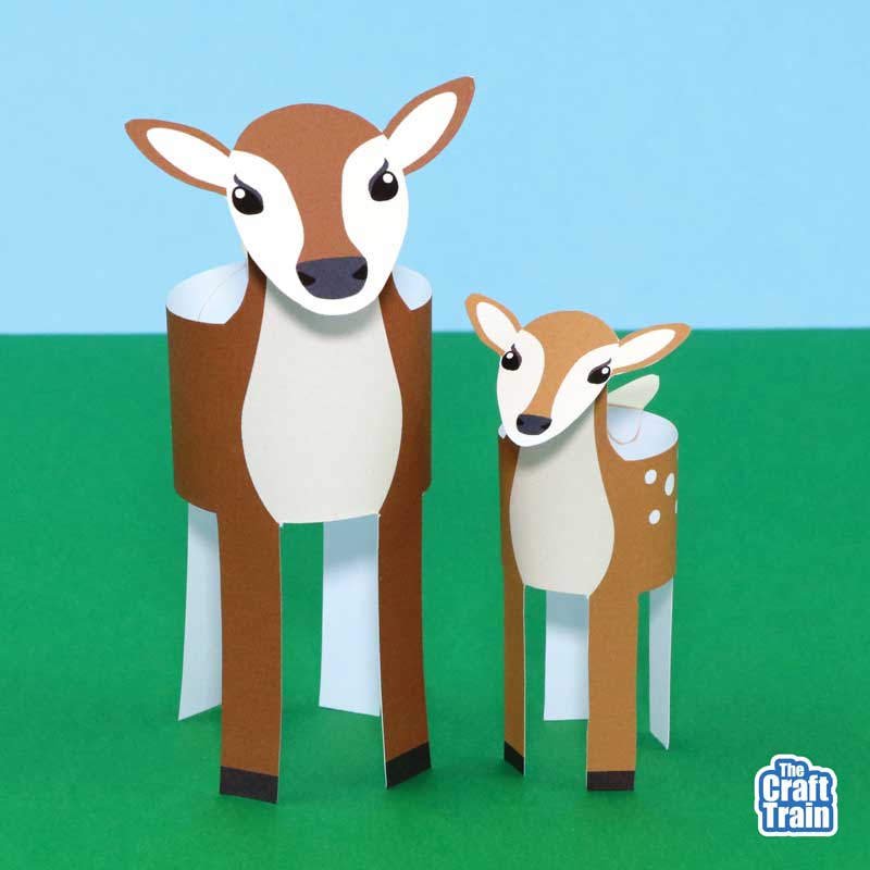 Spring woodland paper craft