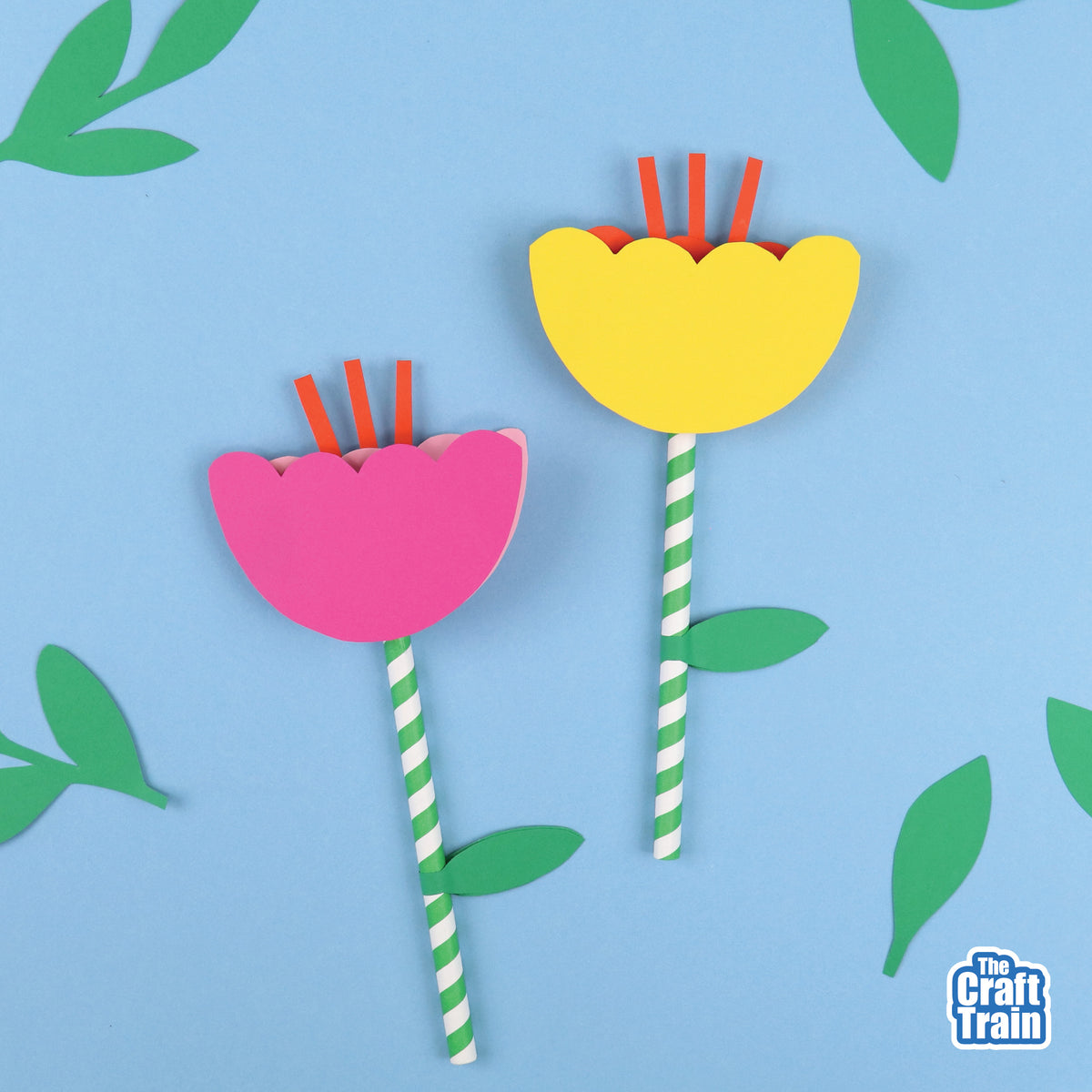 Paper flower card