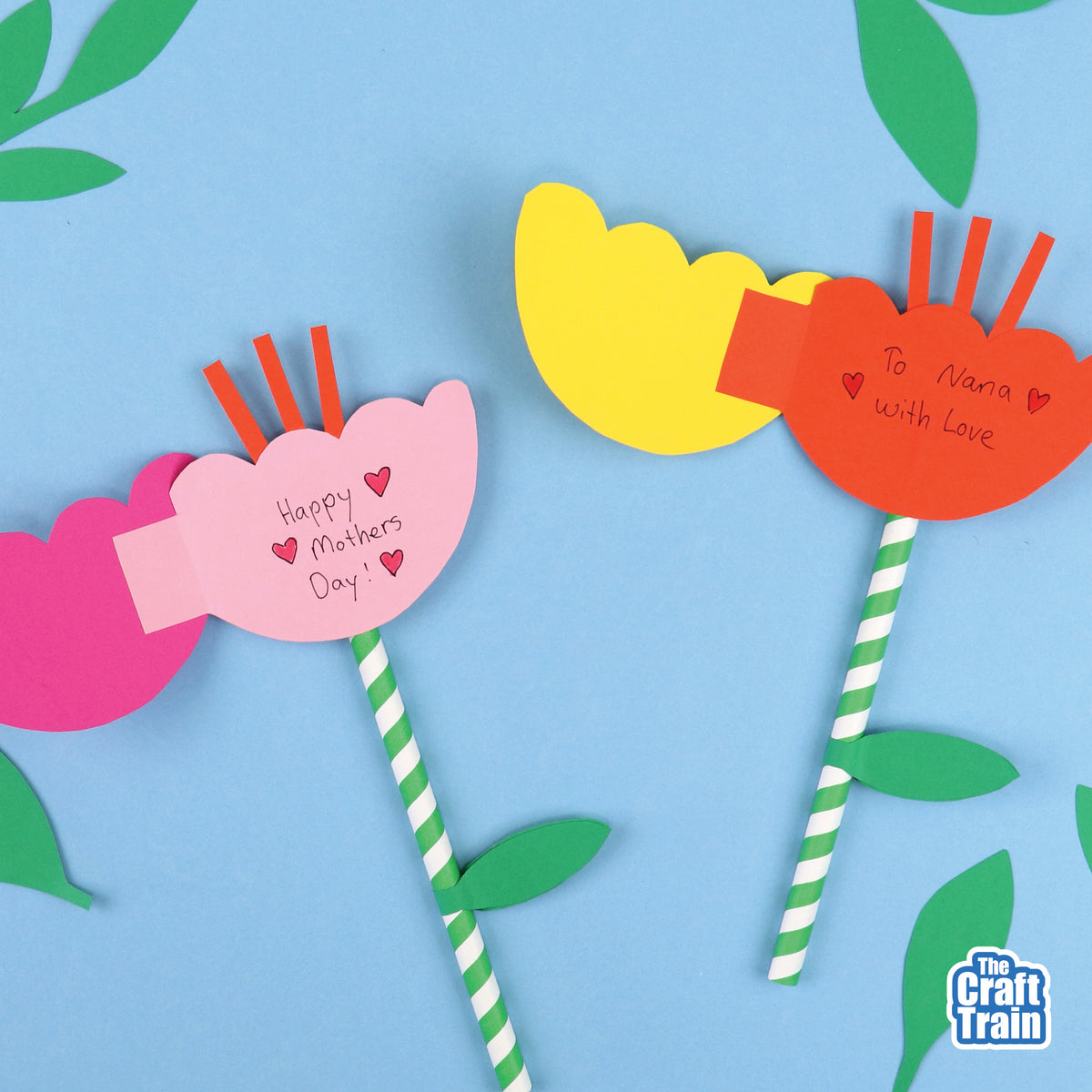 Paper flower card